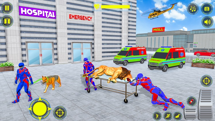 Flying Hero City Rescue Game screenshot-4