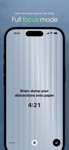 5min: Focus & Tasks screenshot