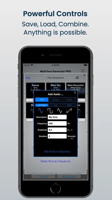 MultiTone Generator PRO screenshot 5 of 6