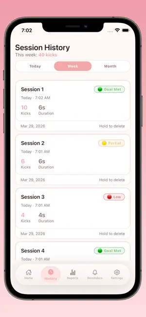 Baby Kick Counter - Kick Log screenshot 4