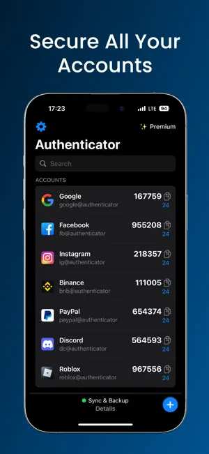 Authenticator App 2FA OTP Auth screenshot 2