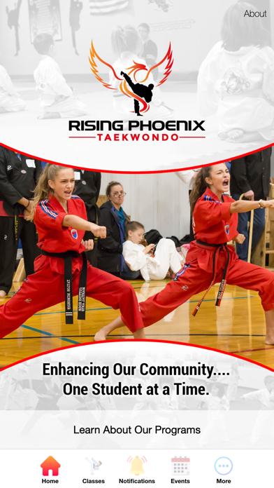 Screenshot #1 pour Rising Phoenix Taekwondo