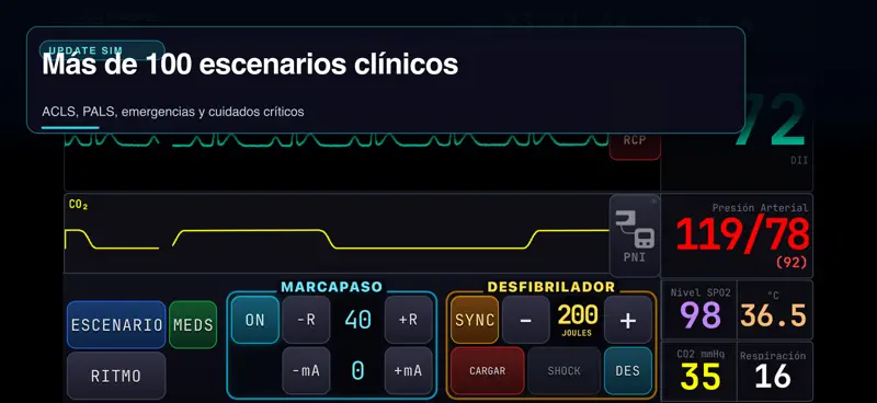 UPDATE SIM: Simulador ECG screenshot 2 of 6