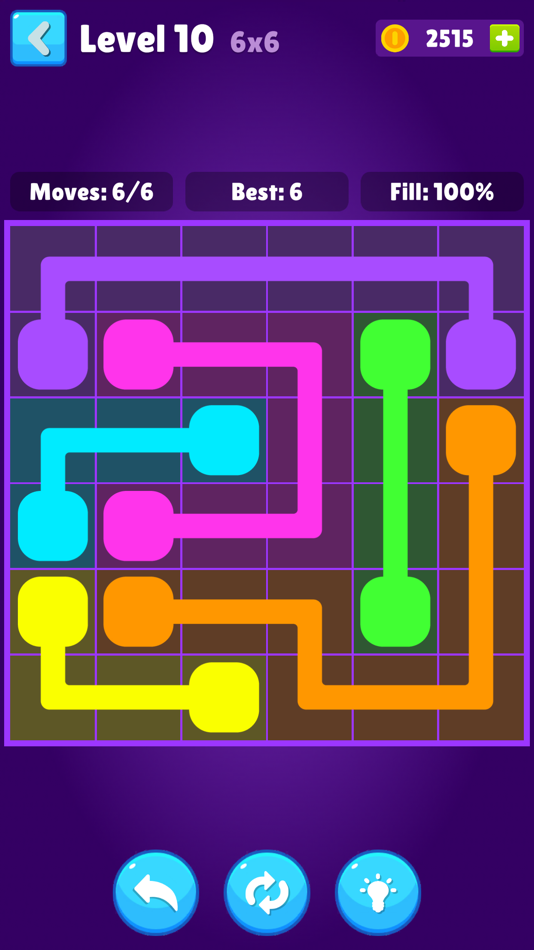 #2. Dot Lines Connect - Color Dots (iOS) By: Smore Games, LLC
