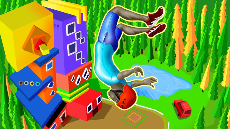 #1. Poly Flipper - Flip & Dive 3D (iOS) 由: Ashima Prabhakar
