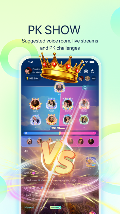 Salla - Group Voice Chat Rooms Screenshot