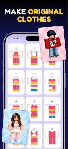 SkinBlox: Clothes Skins Maker iPhone screenshot