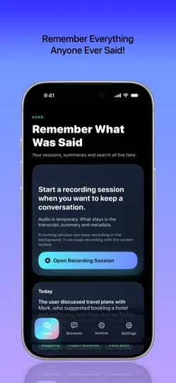 AI Memory iPhone Ekran Görüntüsü 1