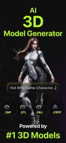 AI 3D Model Generator . screenshot
