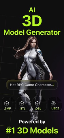 AI 3D Model Generator . Screenshot 1 of 4