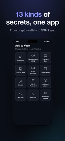 SolidPass Offline Vault iPhone screenshot