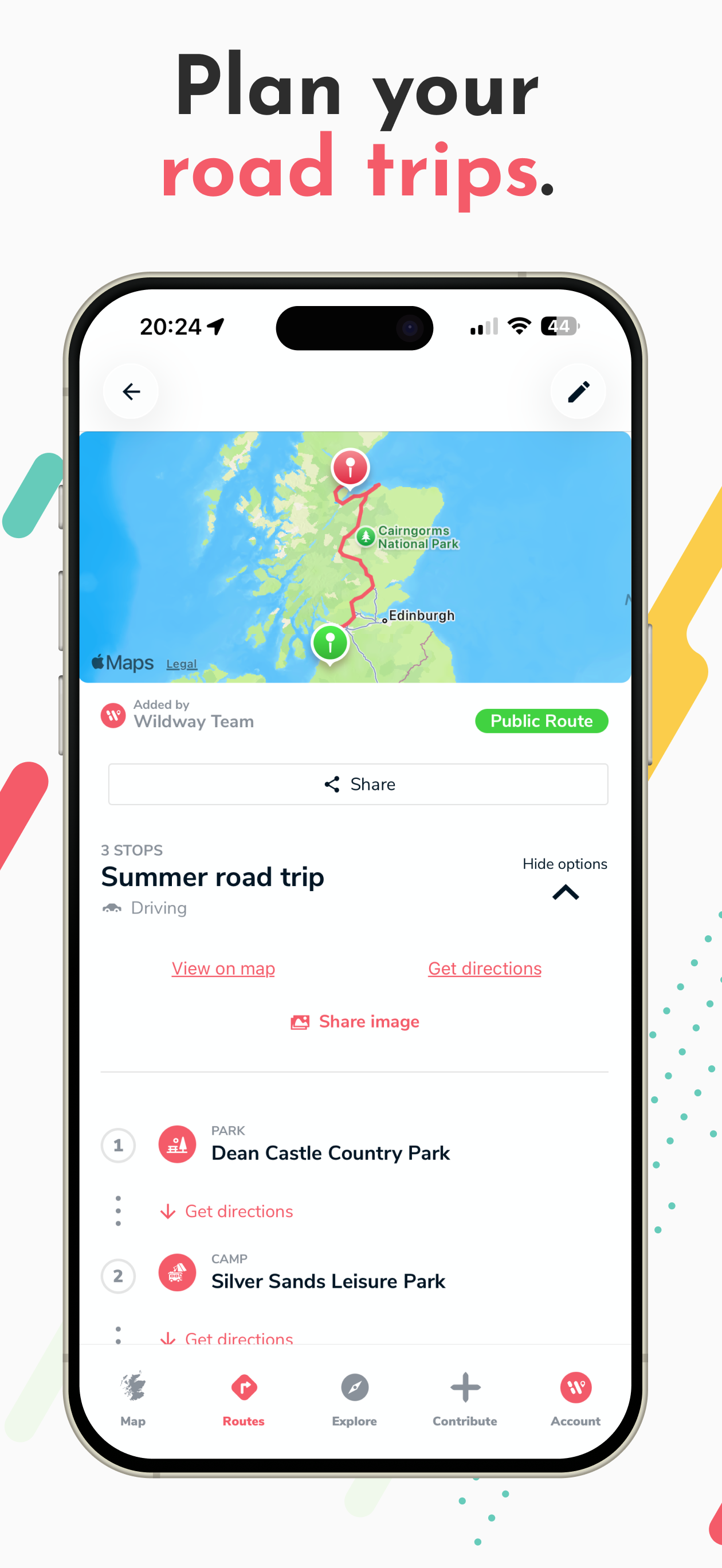 Wildway: Road trip & explore