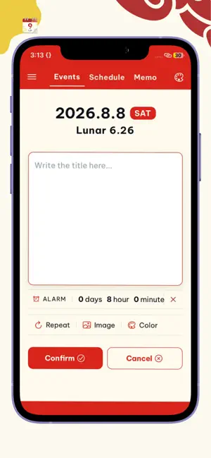 Big Number Calendar screenshot 2