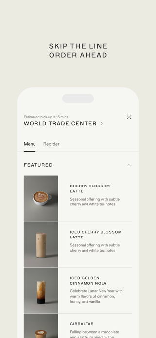Blue Bottle Coffee Screenshot 2 of 4