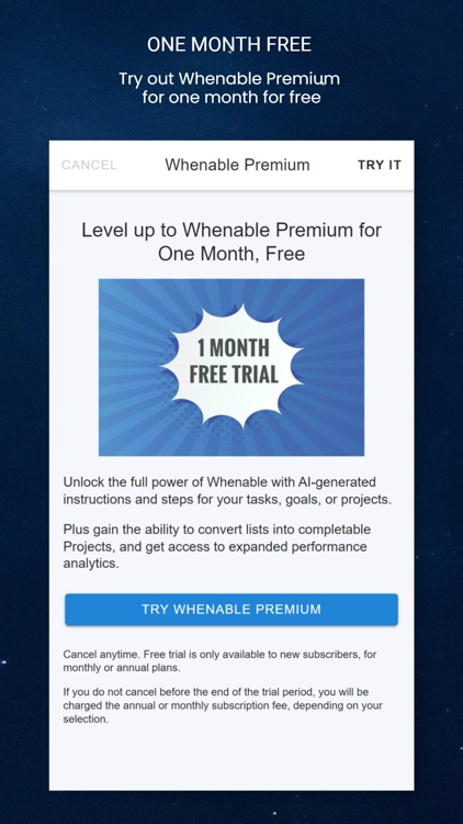 Whenable: Tasks, Goals & Notes