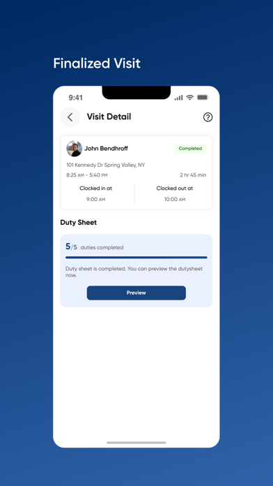 HCM Caregiver Connect Screenshot