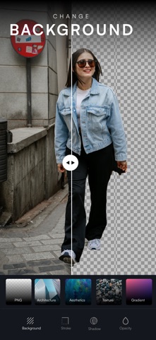 eZy AI Background Changer iPhone screenshot