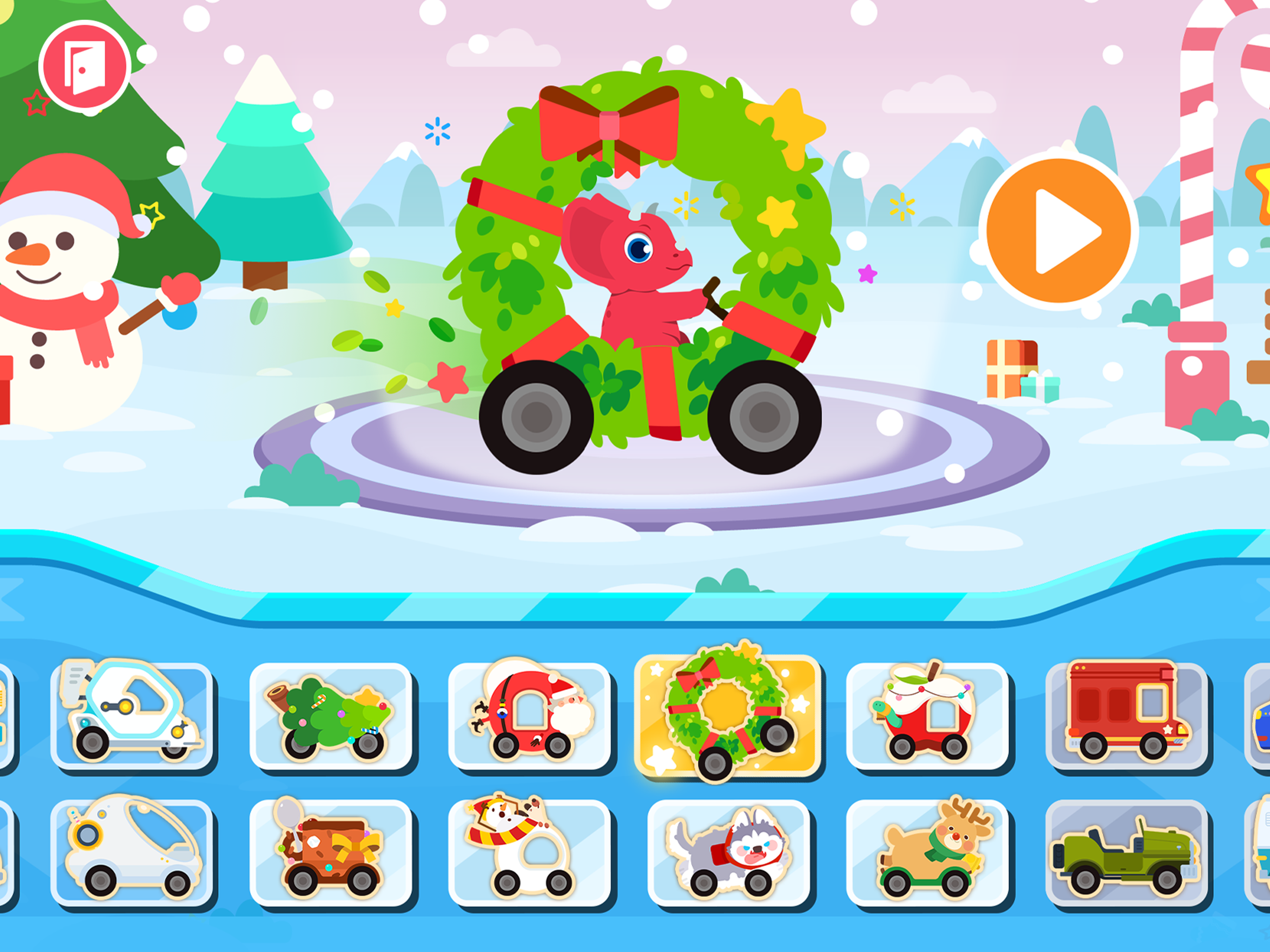 Dinosaur Car games for kids screenshot 13
