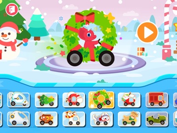 Dinosaur Car games for kids iPad screenshot