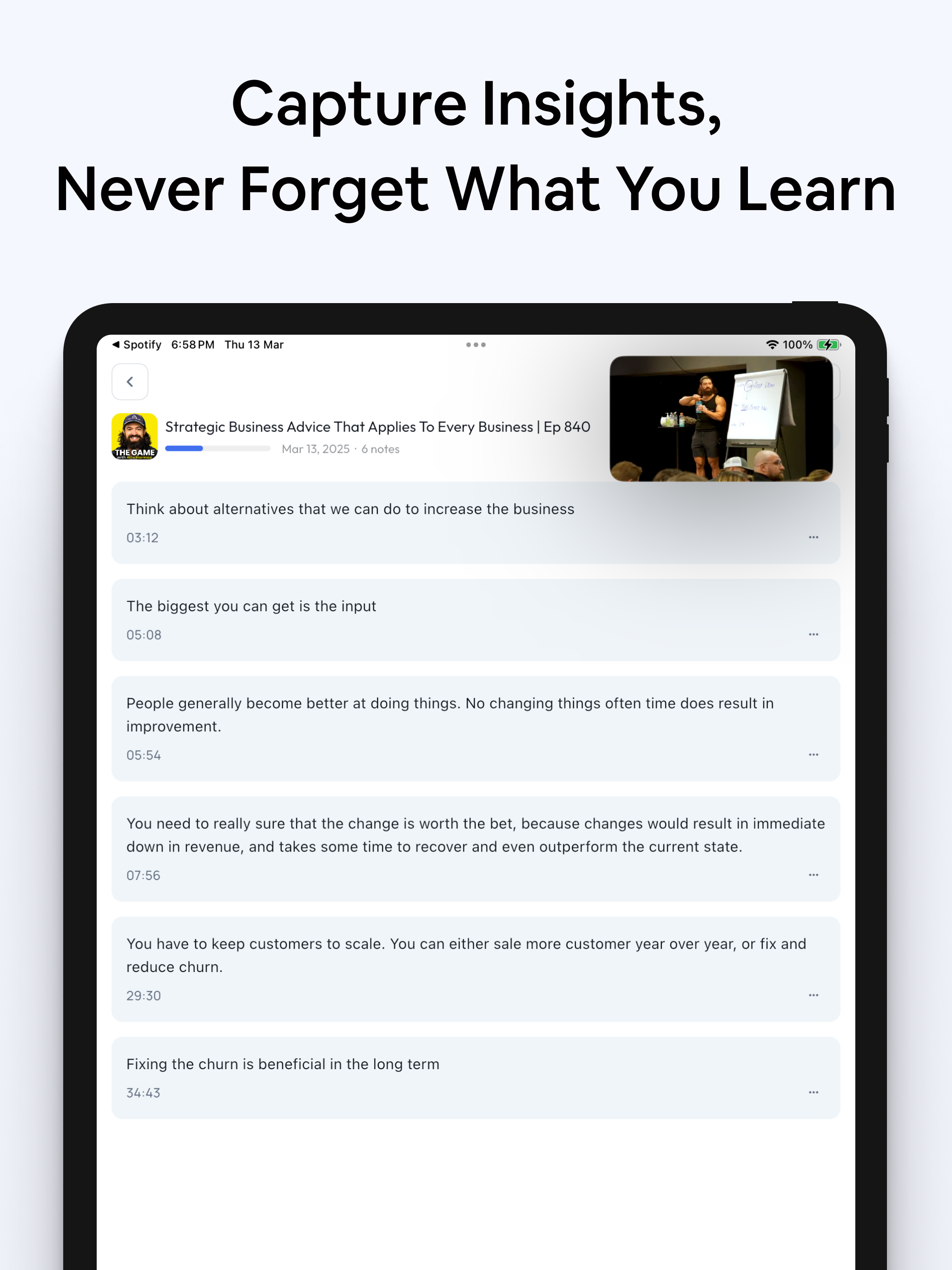 Onda AI Podcast Note Taker