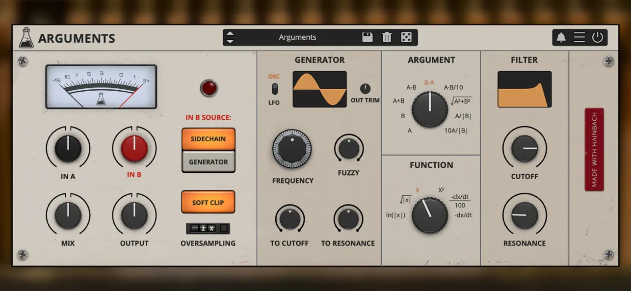 Screenshot #1 pour Arguments - Signal Processing