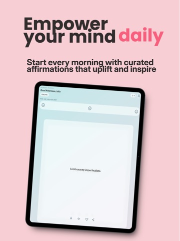 Reflect - Daily Affirmations iPad screenshot