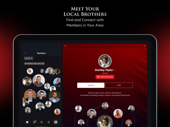 Millionaire Man Cave iPad screenshot 5 - Social Networking app