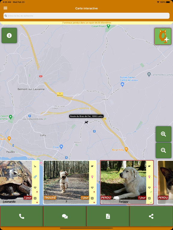 Screenshot #4 pour ResQme.io - Animaux disparus