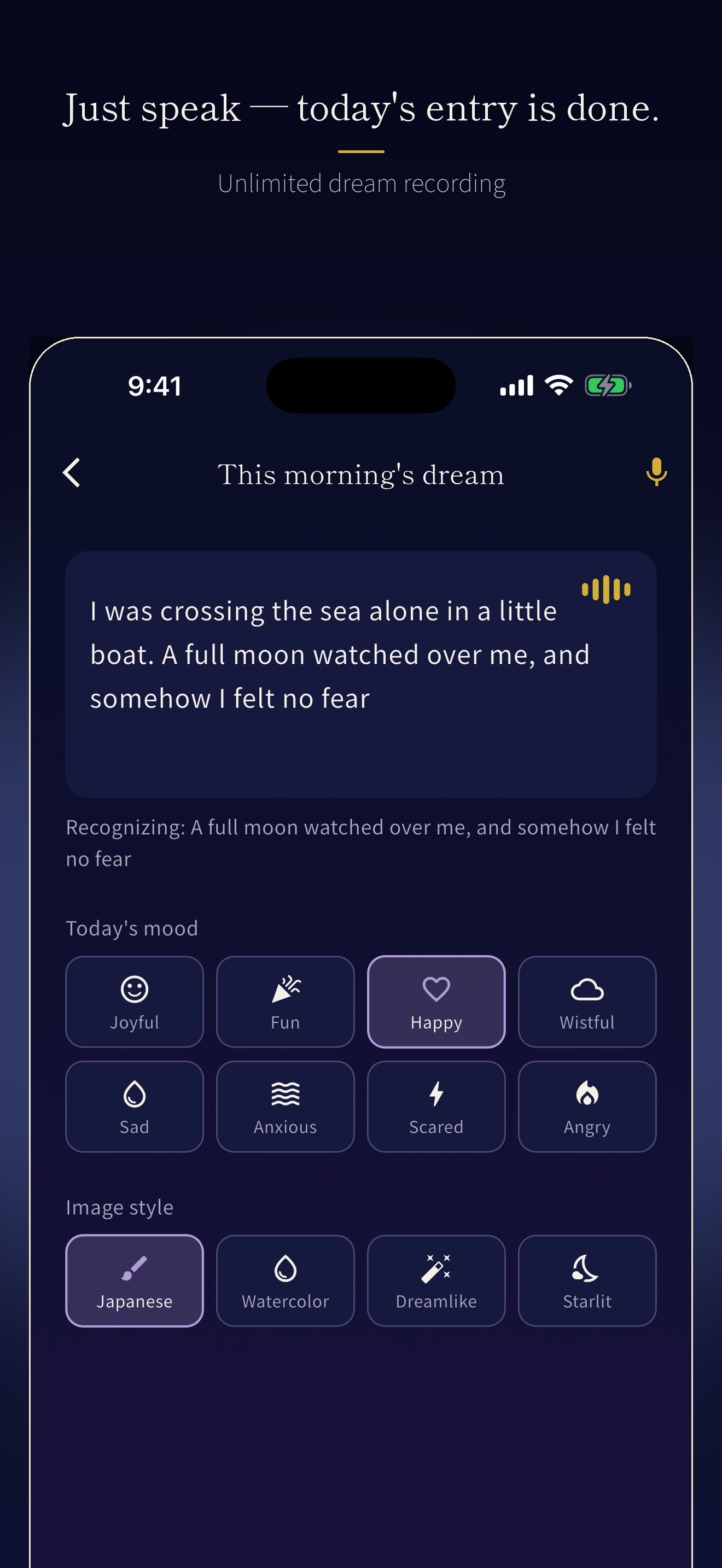 Dreamtica – AI Dream Journal screenshot 2