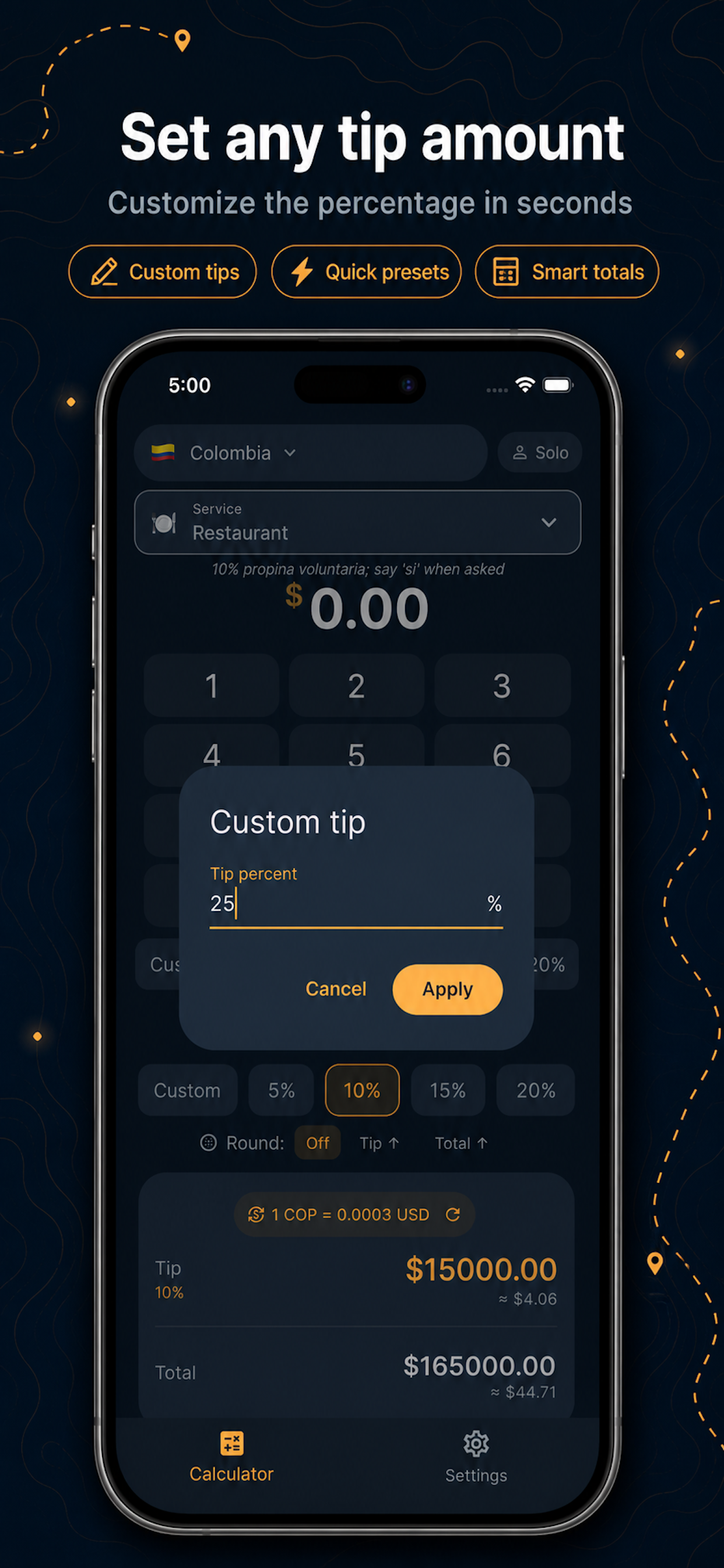 Travel Tip Calculator screenshot 5