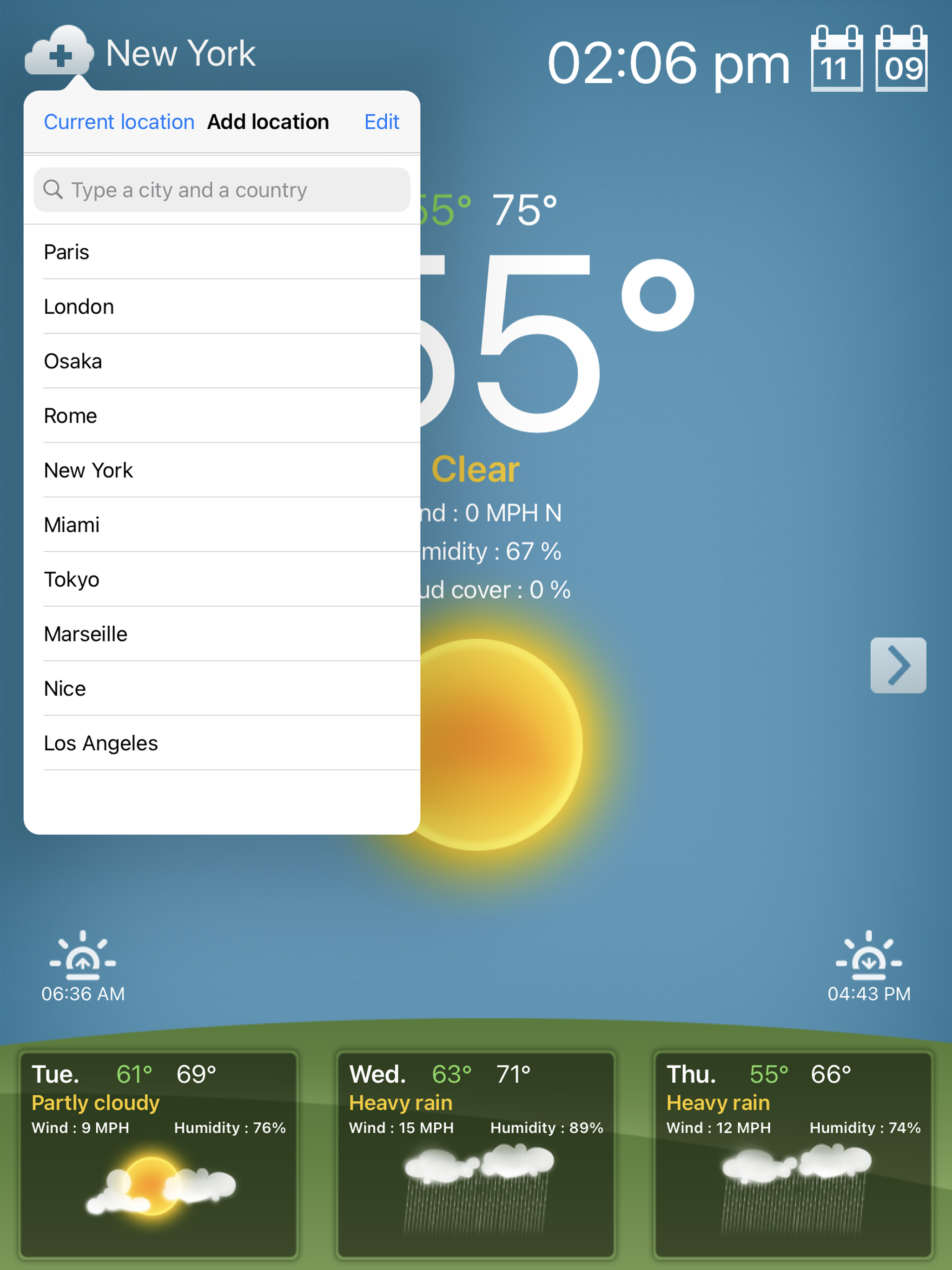 Weather for iPad!