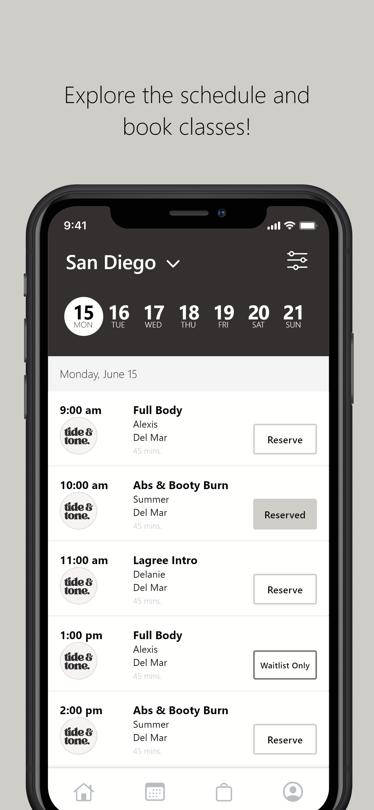 Tide & Tone Lagree screenshot 3
