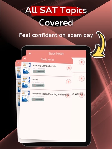 SAT Prep Guide 2026 - SatFocus iPad screenshot