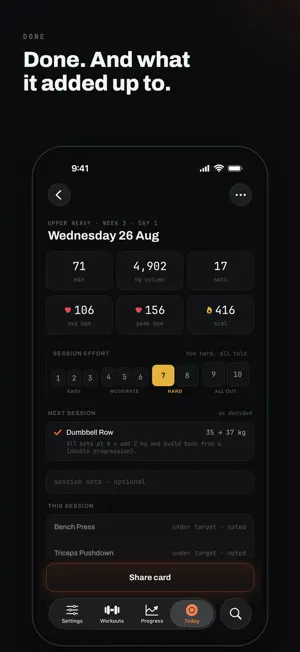 Two Plates: Workout Plan & Log screenshot 4