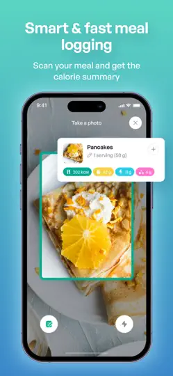 Captura de pantalla de FitWise: Calorie Tracker en iPhone 4