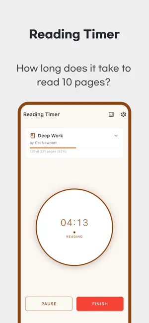 Reading Timer - Time & Pages screenshot 1