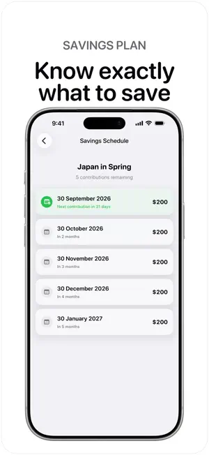 Goaley - Savings Tracker screenshot 2