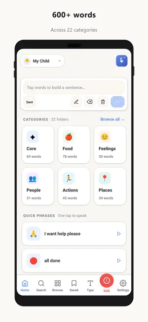 Urai AAC: Speech App for Kids screenshot 3
