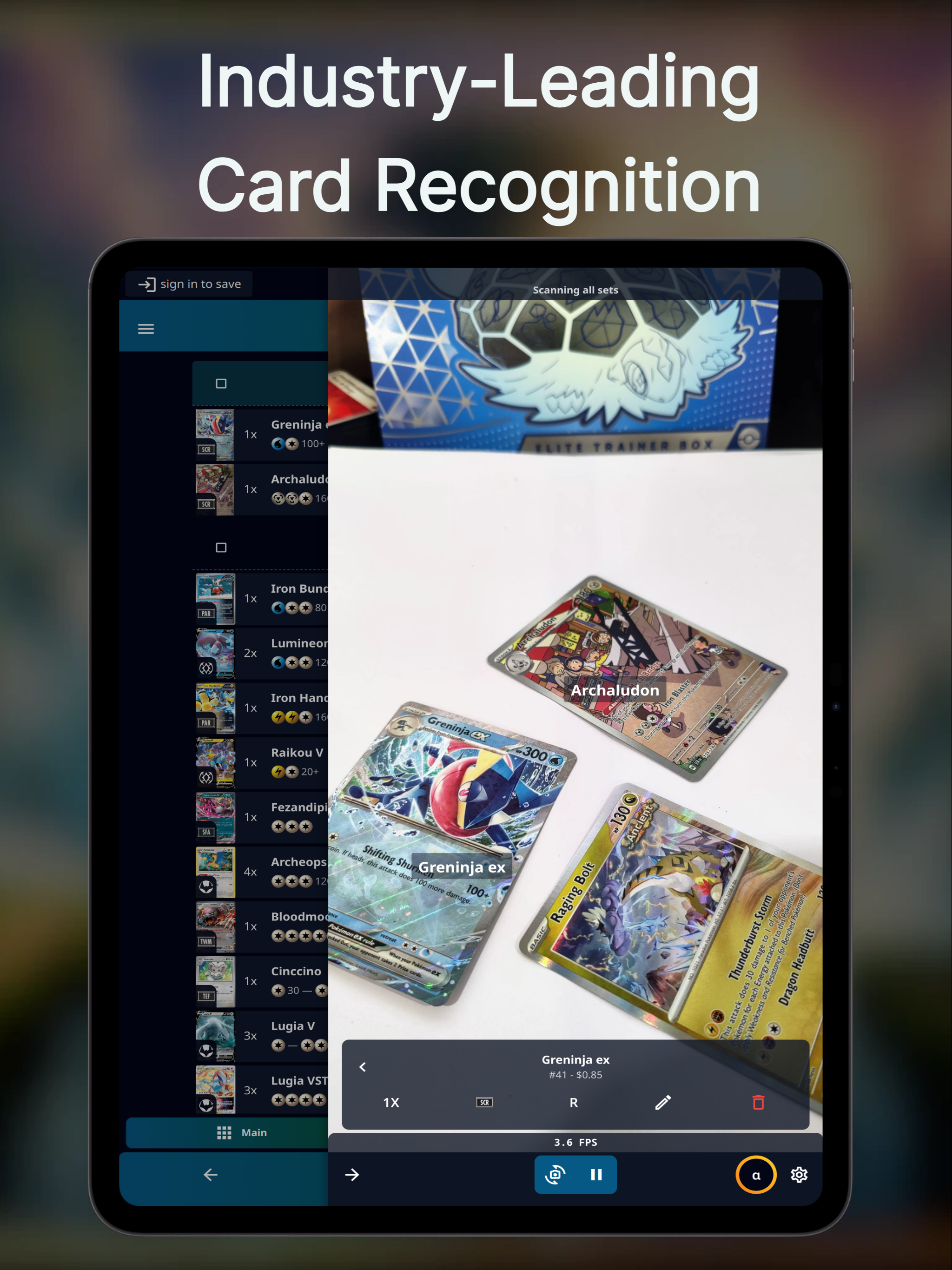 Poke Delver TCG Scanner