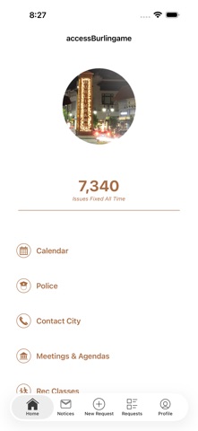 Access Burlingame app screenshot