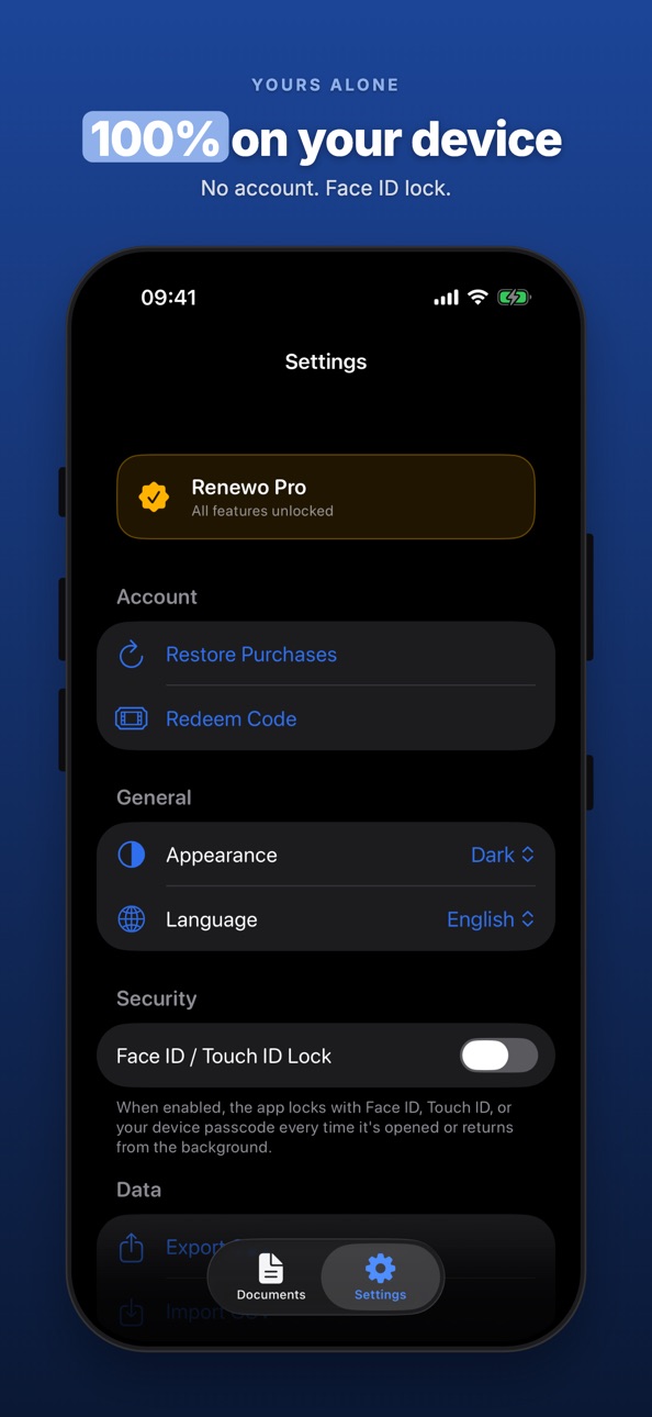 iPhone screenshot