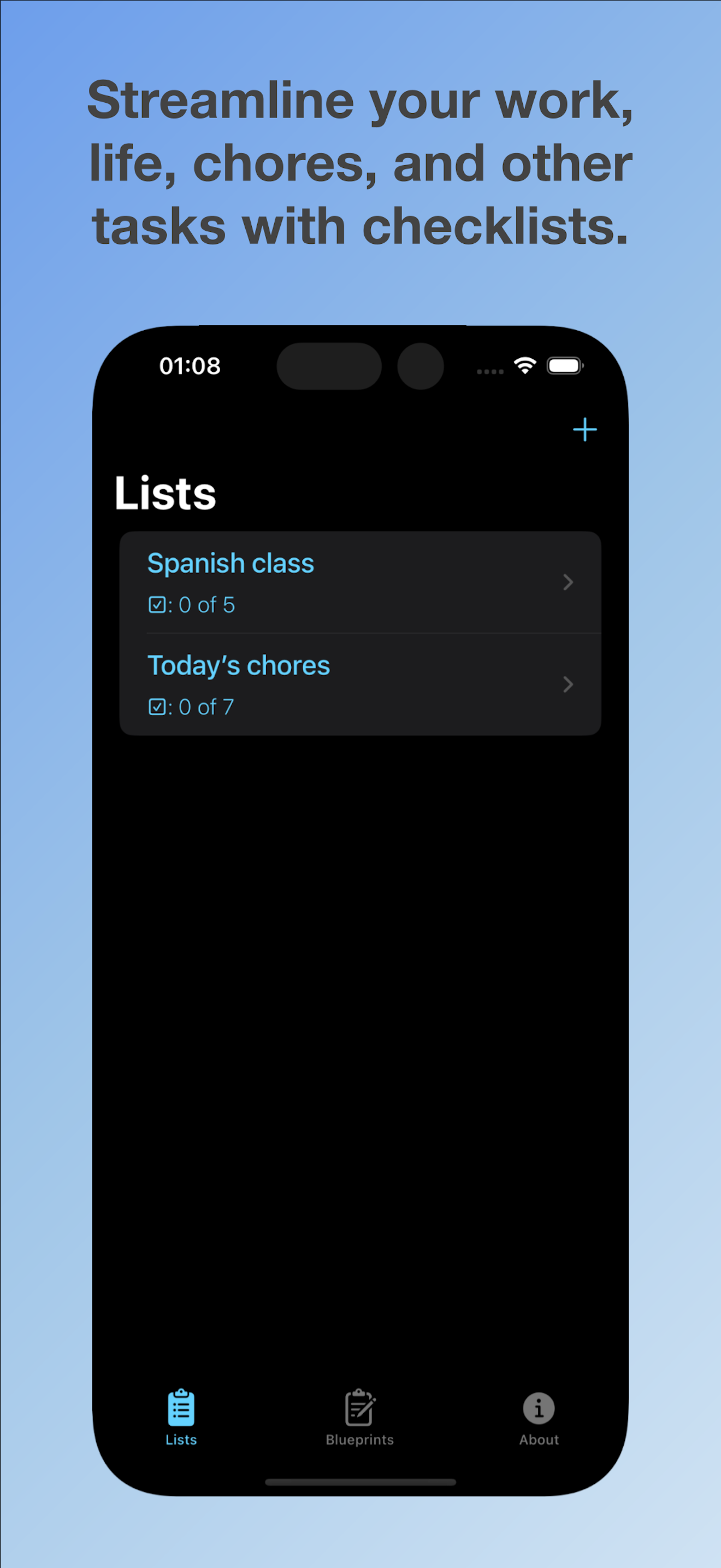 Reusable Lists
