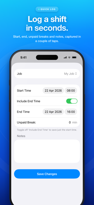 Hours Tracker: Clock In Screenshot 2 of 5