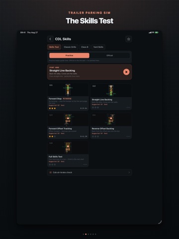 Trailer Parking Sim: CDL Truck iPad screenshot