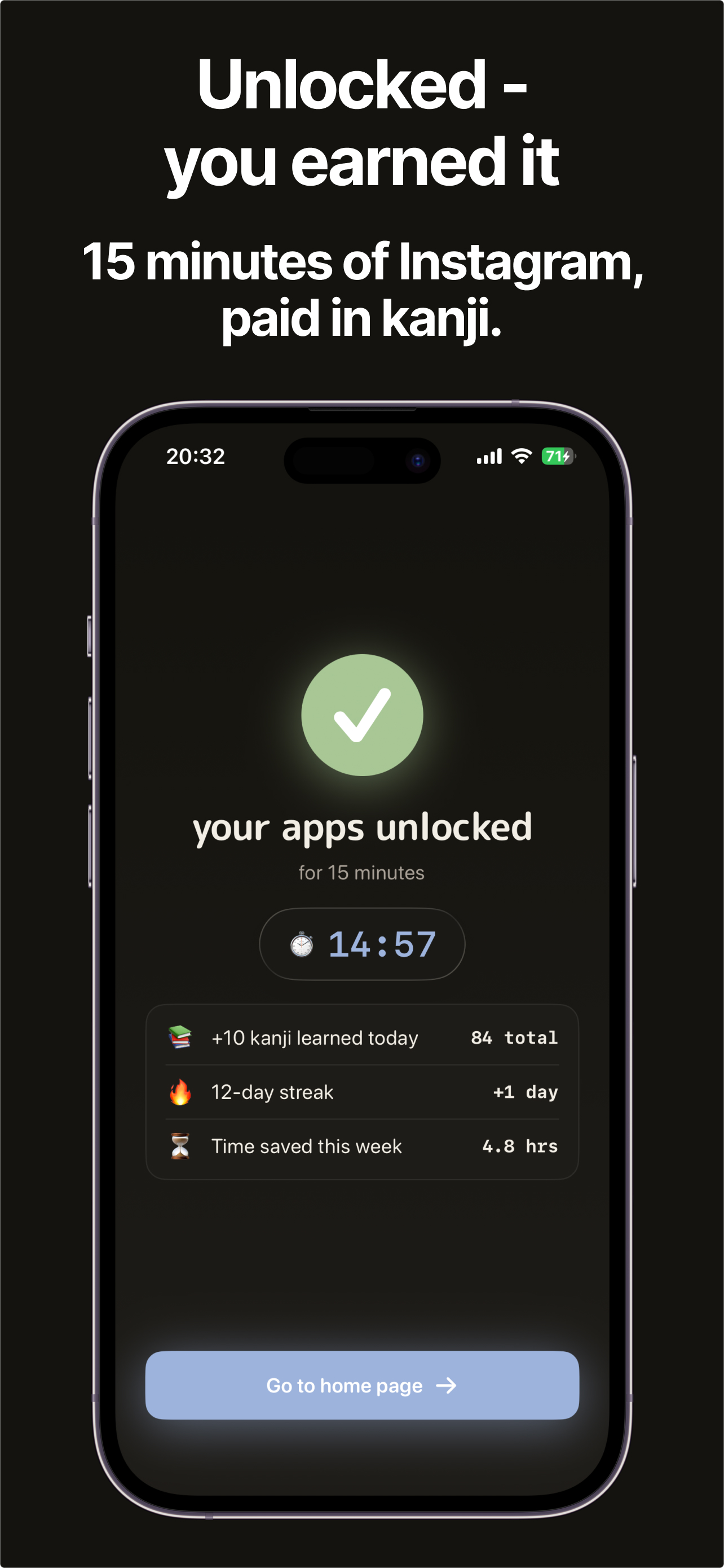 KanjiLock: App Blocker & Focus screenshot 6