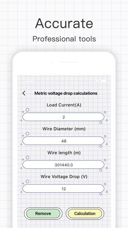Wire and cable voltage drop