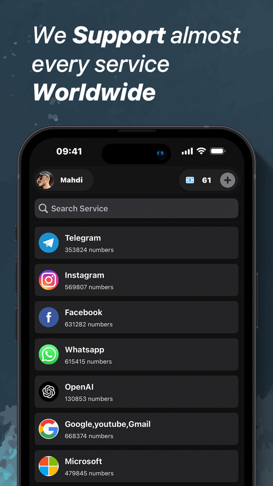 #1. VSim - SMS Verification (iOS) Podle: Appnest Technologies