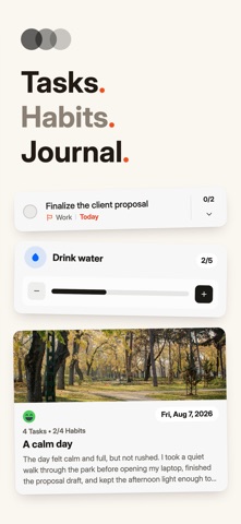 Triloop - Tasks Habits Journal Screenshot 1 of 7