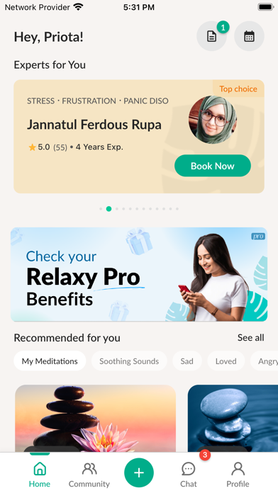 Relaxy - Selfcare On The Go Screenshot