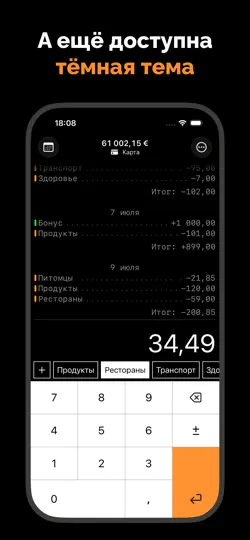 Скриншот Spent - доходы и расходы на iPhone 5